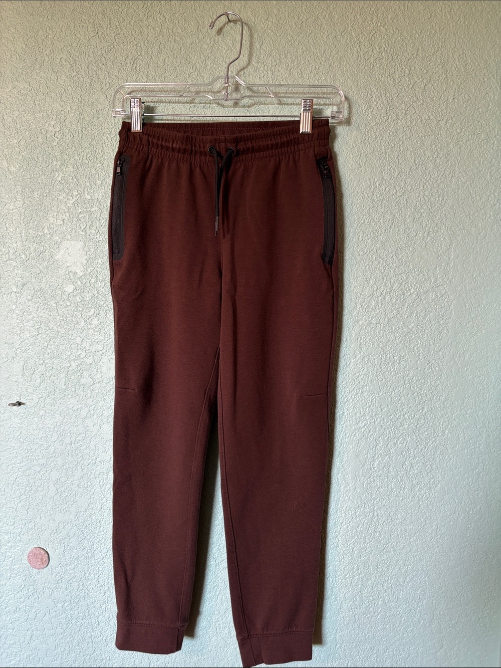 Old Navy Active Dynamic Fleece Boys Brown Jogger Size Large 10/12 Good